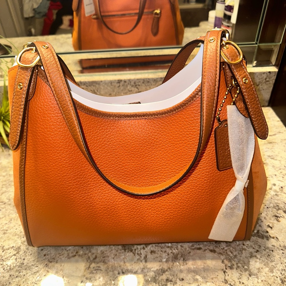 Coach Lori Shoulder Bag - Brass/Canyon Multi